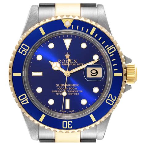 rolex 16613 juwelier|Rolex 16613 blue for sale.